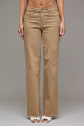 Almond Wash Clean Stretch 32" Inseam Dad Jean